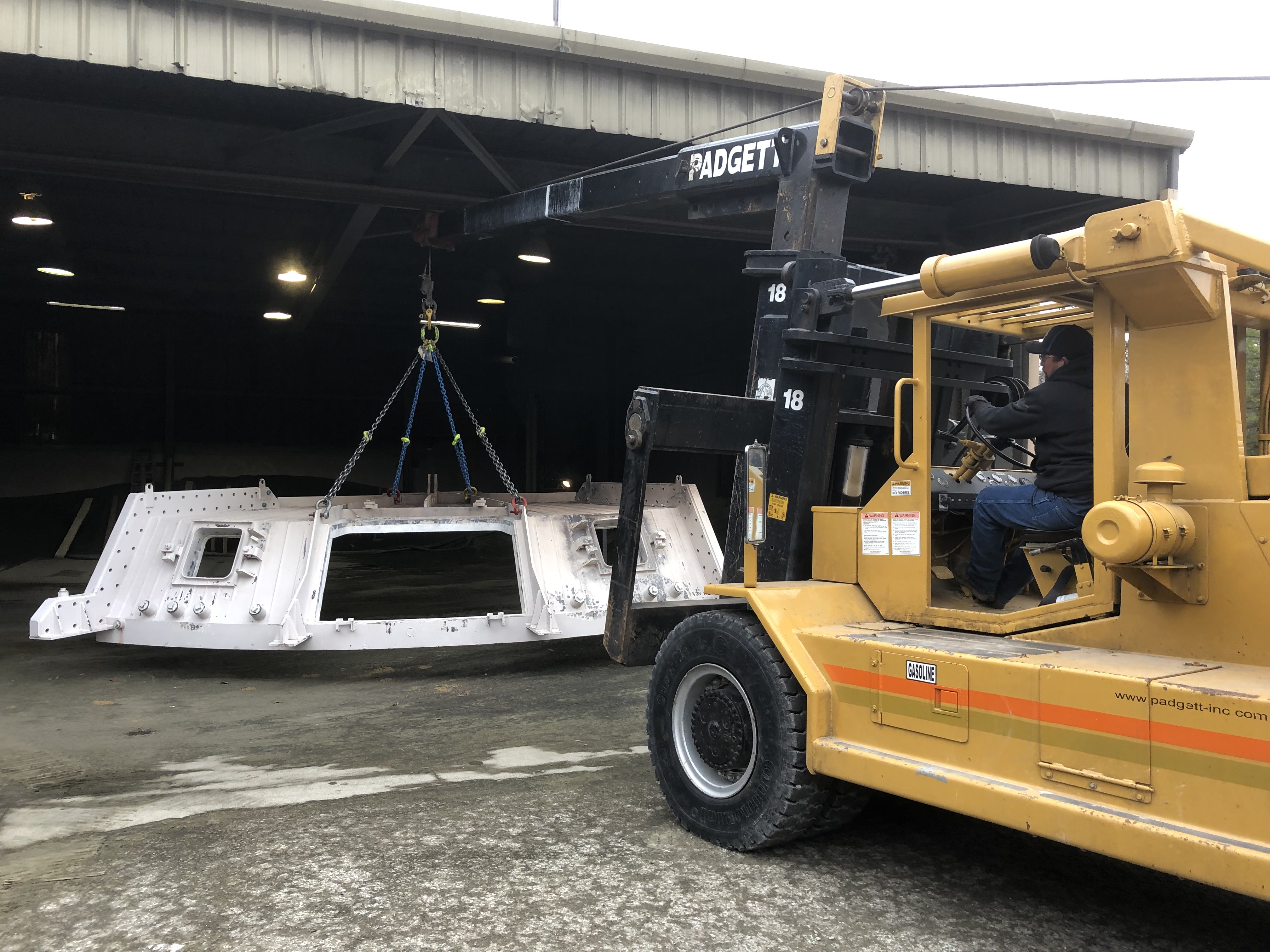 Blast furnace lid for Carbide, Louisville, KY PadgettInc
